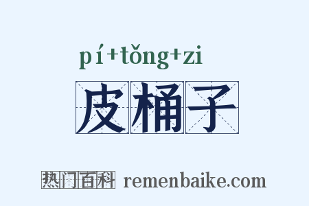 皮桶子是什么意思的图片